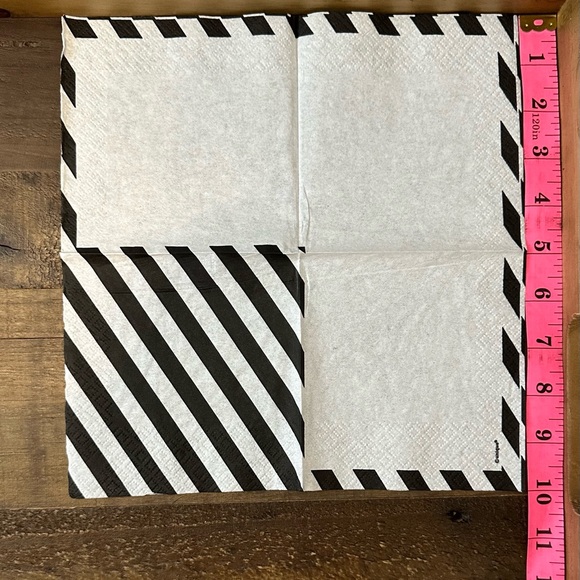 Black and White, Leopard, and Holiday Print Paper Napkins - Picture 2 of 5